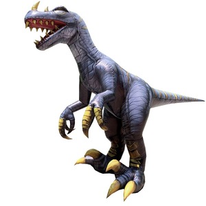 Costume de dinosaure gonflable réaliste en peluche Hesper - Mascotte animale professionnelle grandeur nature pour adulte unisexe pour fête d'Halloween - Product Image 5