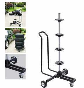 Support de stockage de pneus réglable en acier robuste pour entrepôt et magasin de vente au détail de pneus - Product Image 1