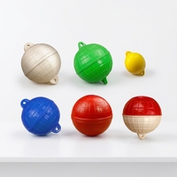 Boule flottante pour poissons de 300 mm avec trou central, design creux et haute résistance à la corrosion