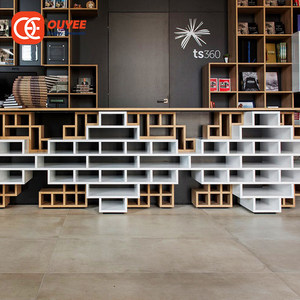 Bibliothèque classeur librairie décorations étagère à livres pour bibliothèque scolaire avec décoration végétale - Product Image 4