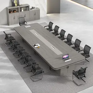 High Quality Large Modern Mfc Conference Room Meeting Table High-end Wooden Office Furniture Boardroom Table