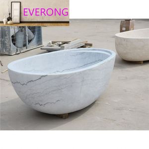 Baignoire autoportante en marbre gris et blanc, prix d'usine <span class=keywords><strong>moins</strong></span> <span class=keywords><strong>cher</strong></span> - Product Image 5