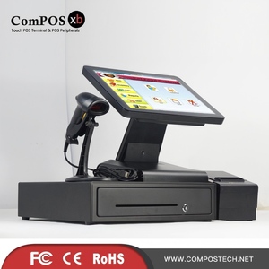 <span class=keywords><strong>Terminal</strong></span> Punto de Venta (TPV) con Pantalla Táctil a Bajo Precio, Caja Registradora en Oferta, Pantalla Táctil Todo en Uno, Cajón de Dinero, Terminales de Escritorio - Product Image 3