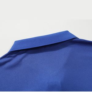 Polo liso en blanco de uniforme transpirable de alta calidad con logotipo personalizado, camiseta bordada de poliéster de golf para hombre - Product Image 5