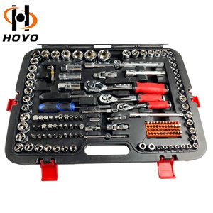 215PC Ổ Cắm Chuyên Nghiệp Set CRV Chất Liệu Dụng Cụ Cầm Tay 1/2 3/8 1/4 Ổ Cắm Công Cụ Thiết Lập Sửa Chữa Ô Tô Chuyên Nghiệp Ổ Cắm Bộ - Product Image 3