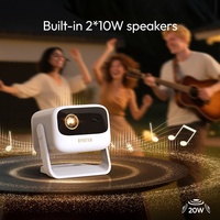 Projecteur Mini BYINTEK U90 Max GTV en Stock UE, Luminosité sur Batterie avec Support Réglable pour Jeux 3D, Église, Cinéma Maison