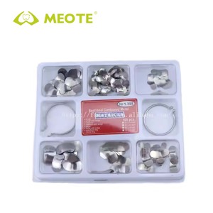 Material Dental: Anillos de Matriz de Acero Inoxidable 1.398 con 2 Anillos / Anillos de Matriz Dentales - Product Image 1