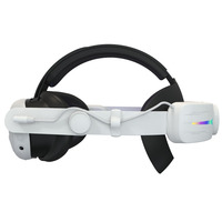 Accessoires VR pour Oculus Meta Quest 3, sangle de tête VR Elite avec batterie 8000 mAh, lumière RVB