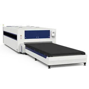 Máquina de corte a laser de fibra para metal, plataforma de troca 6000W-6000W, com mesa de troca, máquina de corte