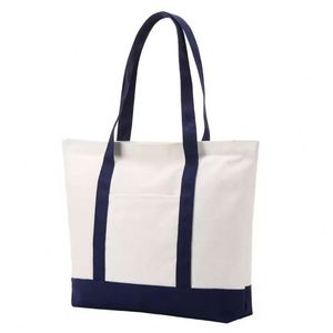 Bolsa de Lona Multicolor con Diseño de Patchwork, Bolsa de Lona Personalizada con Impresión Creativa para Regalo, Bolsa de Lona de un Solo Hombro para Compras y Publicidad - Product Image 3