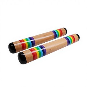 Instrument de musique à percussion Orff, bâton de <span class=keywords><strong>pluie</strong></span> en bois, jouet pour bébé, son de <span class=keywords><strong>pluie</strong></span> - Product Image 2