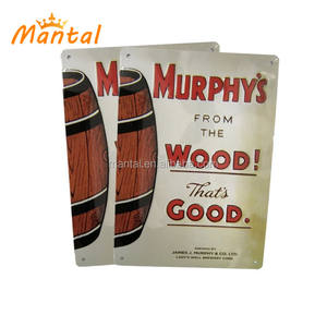 หน้าจอสีการพิมพ์ vintage โลหะดีบุก tacker ป้าย - Product Image 5