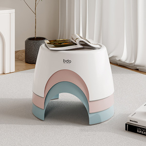 Bdo <b>Plastic</b> Children <b>Stool</b> 30.5x21.5x16cm Bath And Living Room Use - Product Image 3