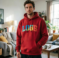 Survêtement en tissu French Terry pour hommes, impression de logo personnalisé, coupe-vent, respirant, sweats à capuche, vente en gros d'usine, personnalisation d'échantillons