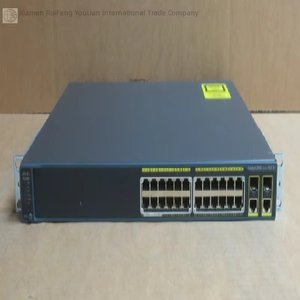 สวิตช์เครือข่าย Ws-c2960-24pc-wbrl 24 พอร์ต 10/100 Poe + 2 พอร์ต 1ge ของแท้ใหม่พร้อมส่ง สำหรับระบบอัตโนมัติอุตสาหกรรม - Product Image 1