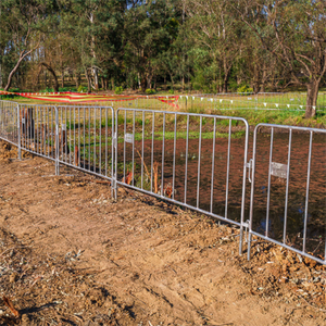 Nhiệm vụ nặng nề thép mạ kẽm rào cản lồng vào nhau <span class=keywords><strong>crowed</strong></span> rào cản kiểm soát đám đông chướng ngại vật với chân cầu - Product Image 4