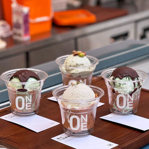 JN ถ้วยน้ำพลาสติกใสมีฝาปิดภาชนะสำหรับใส่ชาและกาแฟ - Product Image 6