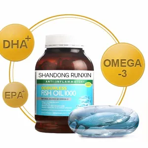 Omega 3 어유 캡슐 EPA/ha 1000mg Softgel 고품질 OEM Halal Omega 369 어유 1000Mg Softgel 캡슐