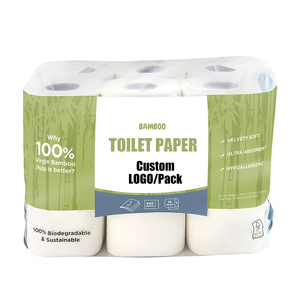 Papel Higiénico de Pulpa de Madera Virgen con Logotipo Personalizado en Relieve, Paquetes Mega, Papel para Baño, Económico - Product Image 3