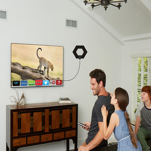 Antenna interna <span class=keywords><strong>tv</strong></span> di alta qualità 40 miglia amplificata HD adattatore interno digitale Antenna <span class=keywords><strong>TV</strong></span> via cavo coassiale con connettore F. - Product Image 5