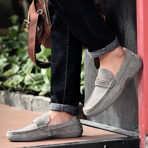 Mocassins habillés pour homme en cuir véritable faits à la main, prêts pour le travail, respirants, antidérapants, avec logo personnalisé, semelle intérieure en caoutchouc - Product Image 6