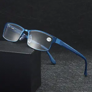 2024 classique haute qualité métal cadre Anti lumière bleue lunettes de lecture pour hommes femmes en gros usine lunettes de lecture