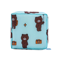 Sac à masque zippé de grande capacité en Oxford et en PU, style tendance, sacs à maquillage personnalisés, Bolsos De Mujer