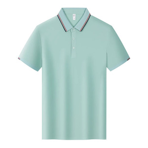 Camiseta Polo Negra de Manga Corta, Poliéster, Ropa de Trabajo Refrescante, Uso Diario GJ19-521 - Product Image 4