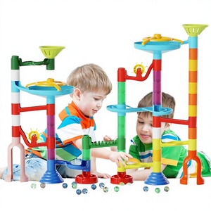 <span class=keywords><strong>Circuit</strong></span> de <span class=keywords><strong>billes</strong></span> Ifollower Tricky Marble Run 110 pièces, couleurs macaron, en plastique ABS, jeu de construction éducatif et amusant, éléments robustes et sûrs - Product Image 3