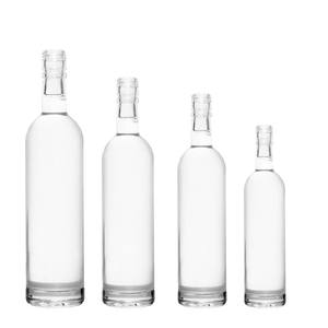 ขวดแก้วเปล่าแบบใหม่ขายส่ง ขนาด 375 มล. 500 มล. 750 มล. สำหรับบรรจุสุราแบบกำหนดเอง เช่น วอดก้า จิน วิสกี้ เตกีลา และสุราอื่นๆ - Product Image 2