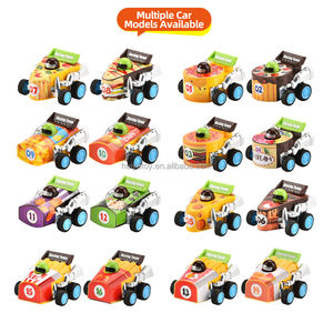 Huiye New Cartoon Pull Back Car Mini Candy <strong>Toys</strong> <strong>Lollipop</strong> Colorful Bag Multi Styles Promotional Hard Candy <strong>Toys</strong> For Children - Product Image 2