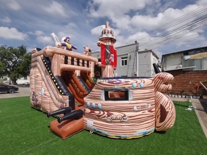 Parcours d'obstacles gonflable géant amusant, <span class=keywords><strong>bateau</strong></span> <span class=keywords><strong>pirate</strong></span>, terrain de <span class=keywords><strong>jeu</strong></span> gonflable pour enfants et adultes - Product Image 6