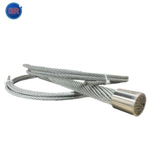 Il filo metallico in acciaio inossidabile 6 x25fi + IWRC 22mm può essere utilizzato in condizioni di carico Shock, riscaldato e schiacciato - Product Image 3