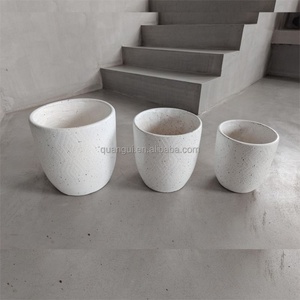 Hot Selling Factory Price Round Cement Flower <b>Pots</b> Indoor Outdoor Home Garden <b>Plants</b> Nursery Decor Versatile Flower <b>Pot</b> Planters - Product Image 4
