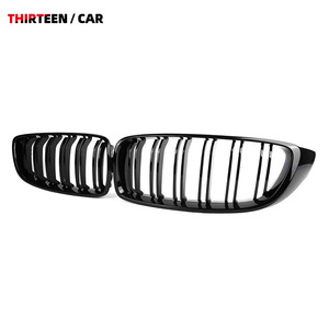 <span class=keywords><strong>4</strong></span> <span class=keywords><strong>serie</strong></span> F32 Coupe F33 convertibile F36 Gran coupé doppia stecca prereg in fibra di carbonio griglia anteriore 2014-2020 - Product Image 2
