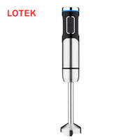 Mixeur à main portable rechargeable à vitesse variable, 2 vitesses, commande par bouton-poussoir, pour écraser la glace