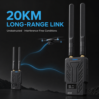 Système de transmission vidéo numérique FPV SIYI HM30 20KM 1080P 60fps Full HD avec télémétrie Mavlink 16 canaux pour drone UAV