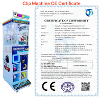 Machine de jeu d'arcade commerciale Lifun Fun Play Crane personnalisée avec accepteur de billets, attrape-poupées, attrape-cadeaux et casier à prix