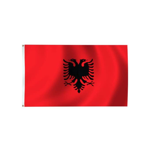 Sẵn sàng để tàu 100% <span class=keywords><strong>polyester</strong></span> 3X5FT cổ in <span class=keywords><strong>AL</strong></span> albanian quốc gia Albania cờ - Product Image 2