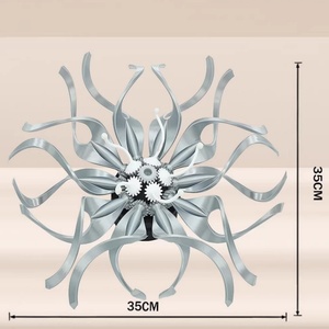 Decoración de Pared Creativa BETTER, <span class=keywords><strong>Flor</strong></span> Inmortal con Forma Mecánica Cambiable y Efecto de Iluminación RGB - Product Image 1