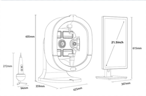 S5 Professioneller Hautanalysator - 7-Zoll-Touchscreen mit Kundenverwaltungssystem - Product Image 6