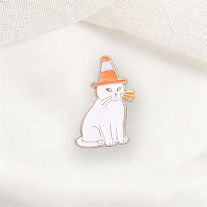 Barrière décorative en métal motif chaton mignon, en alliage de zinc émaillé, nickelé noir, imprimée UV, <span class=keywords><strong>pour</strong></span> un obstacle routier amusant - Product Image 4