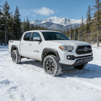 Toyota Vigo Double Cab – Couverture de benne en aluminium haute, étanche, sans perçage, avec auvent et tonneau cover
