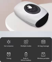 Appareil de massage électrique sans fil pour le soulagement des douleurs aux mains, avec compression, pétrissage et chaleur, intensités réglables pour les douleurs aux paumes