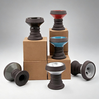 Filtres métalliques pour chicha, antiadhésifs, porte-tabac, écologiques, finition miroir moderne, coffret cadeau