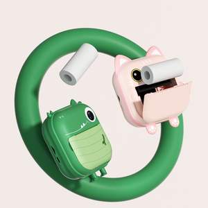 Cámara Digital M2 para Niñas, Impresora de Fotos Instantánea HD con Diseño de Dibujos Animados, Mini Cámara con Pantalla de 2.4 Pulgadas, Fotografía con un Clic - Product Image 6