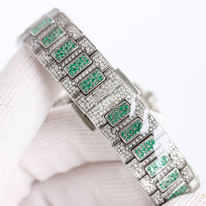 사용자 정의 하이 퀄리티 모이사나이트 시계 사파이어 크리스탈 다이얼 스테인레스 스틸 밴드 ETA 자동 기계 무브먼트 100 바 물 - Product Image 5