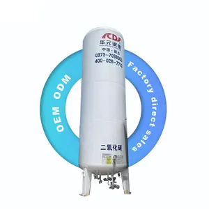 Réservoir de stockage cryogénique GNL basse pression en acier inoxydable 20Kl 8Bar