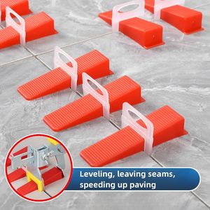 Accessoires pour localisateur de carreaux, espaceur de nivellement de carreaux en céramique en plastique, système de nivellement de carreaux muraux, clips, cales - Product Image 6