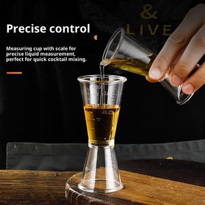 <span class=keywords><strong>Taza</strong></span> <span class=keywords><strong>Medidora</strong></span> de Doble Cabeza Especializada para Tiendas de Té con Leche, Capacidad de 20cc con Escala <span class=keywords><strong>en</strong></span> <span class=keywords><strong>Mililitros</strong></span> - Product Image 2